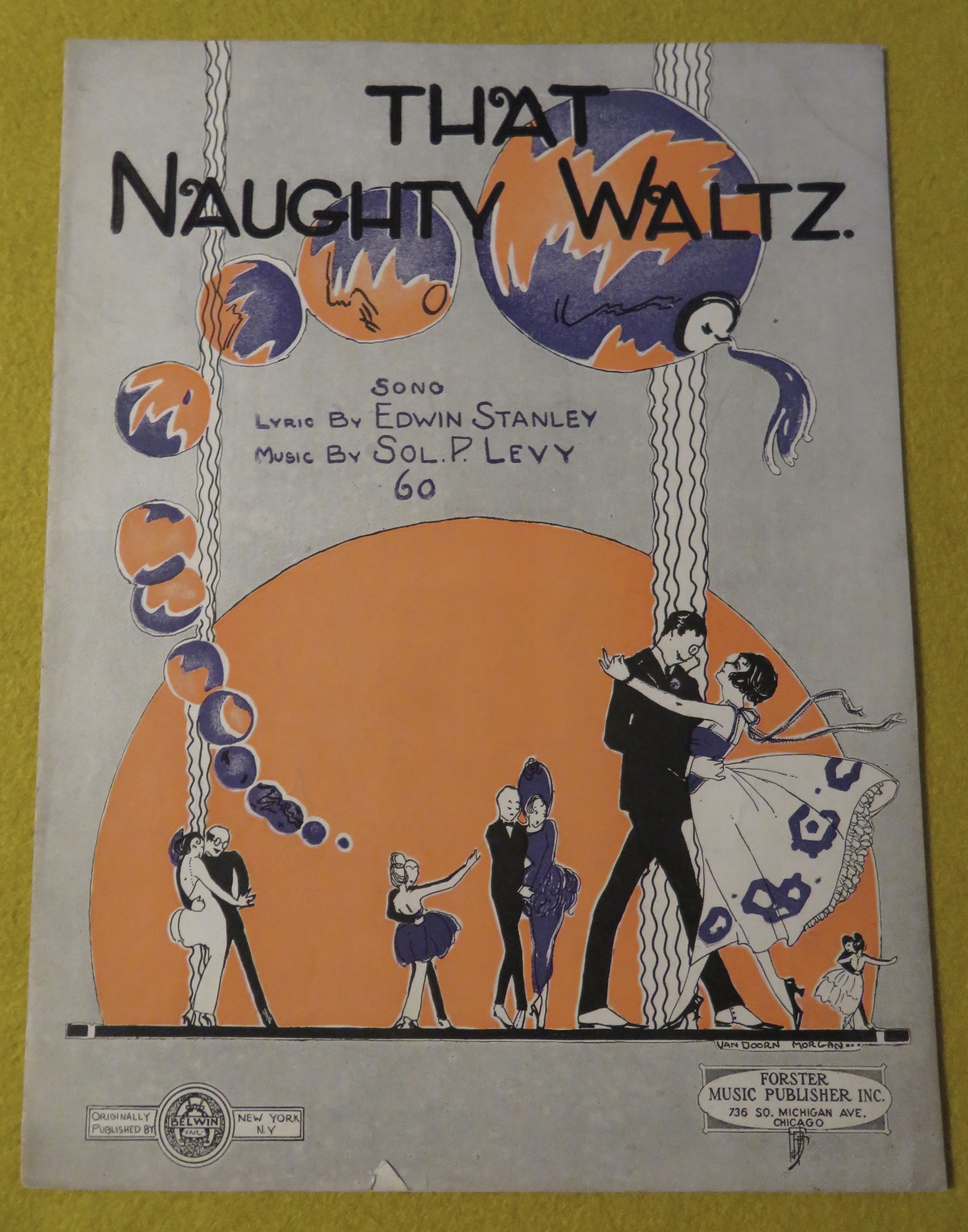 1920 That Naughty Waltz By Stanley & Levy