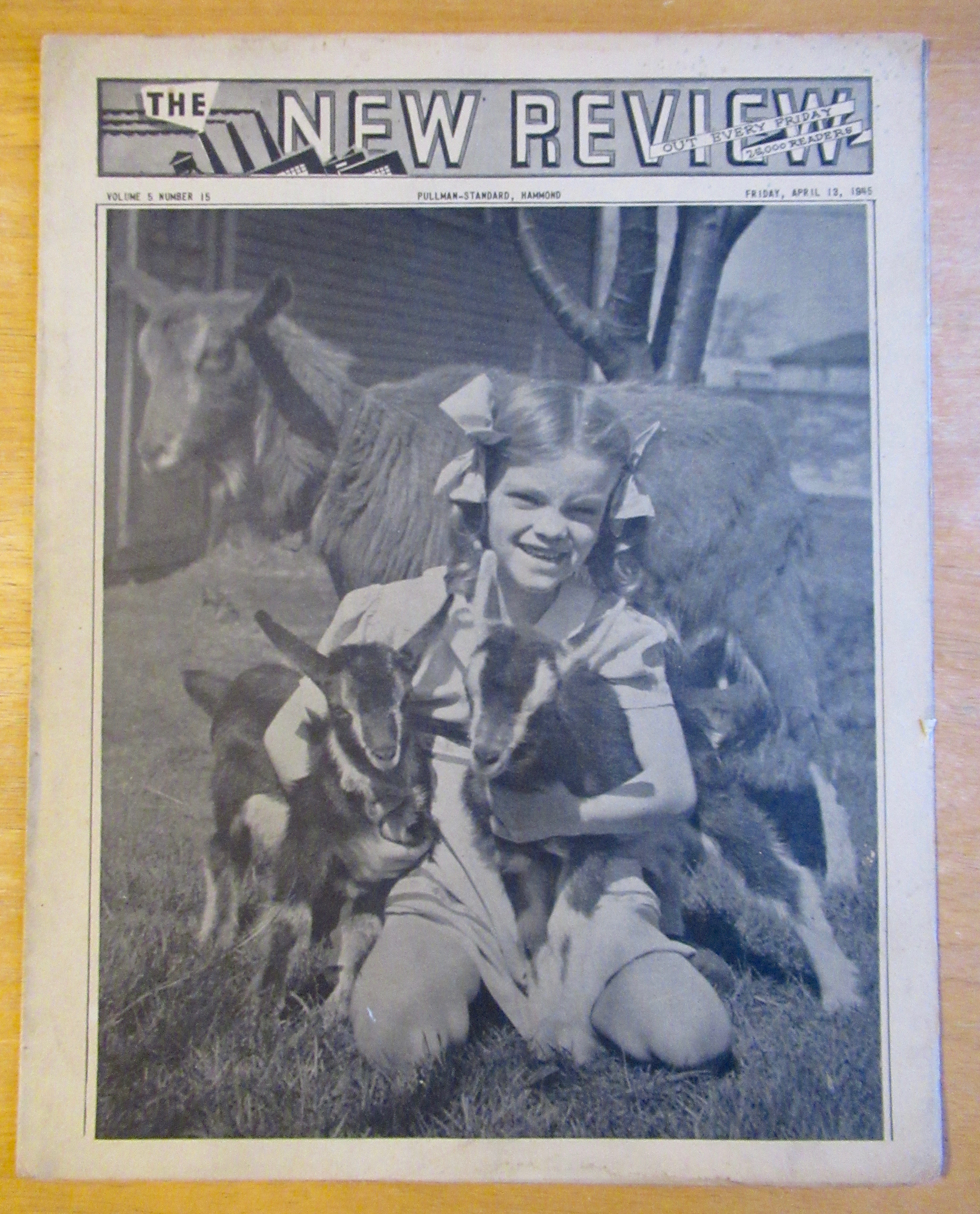 Original April 13, 1945 New Review Newsletter