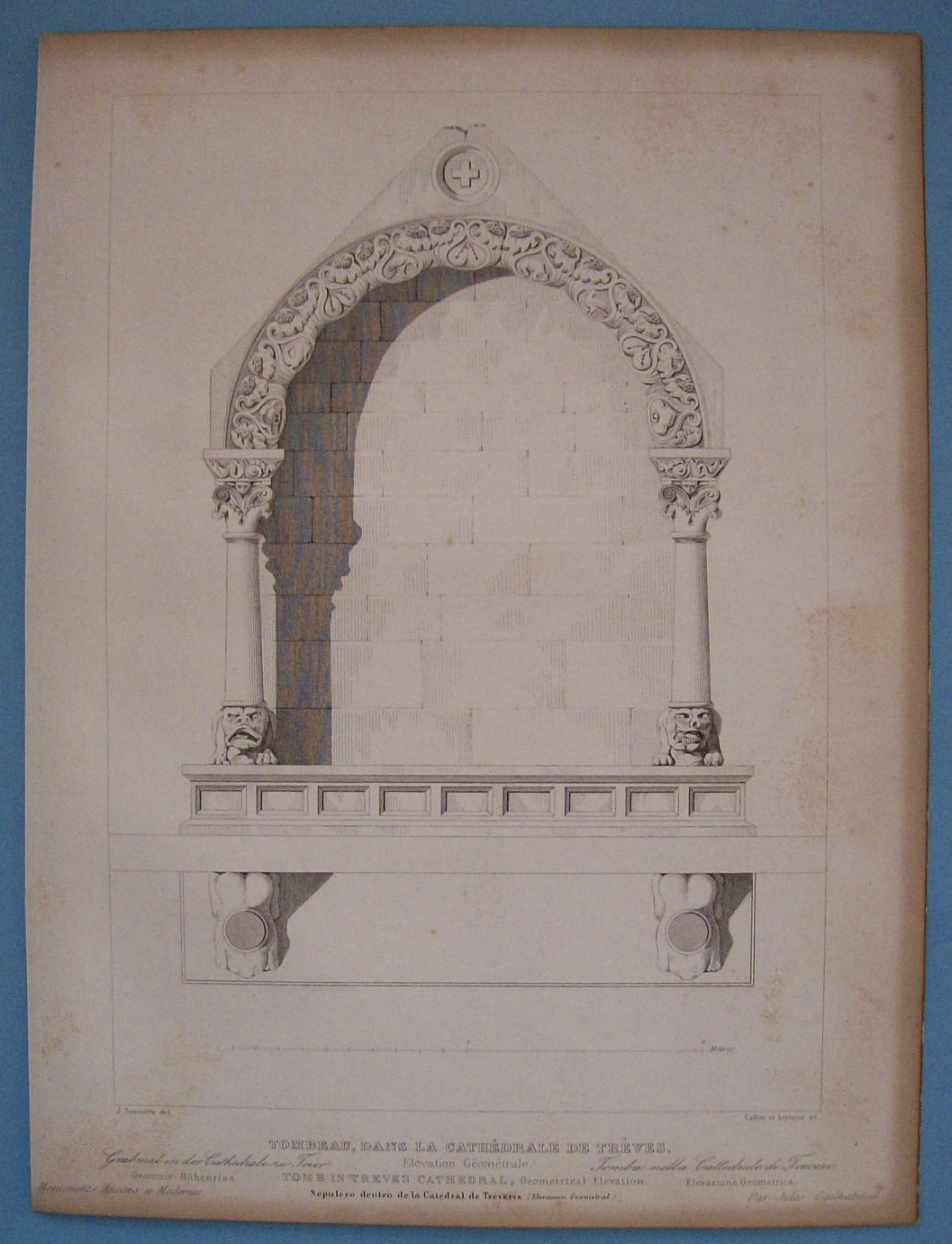 Tombeau, Dans La Cathedrale De Treves