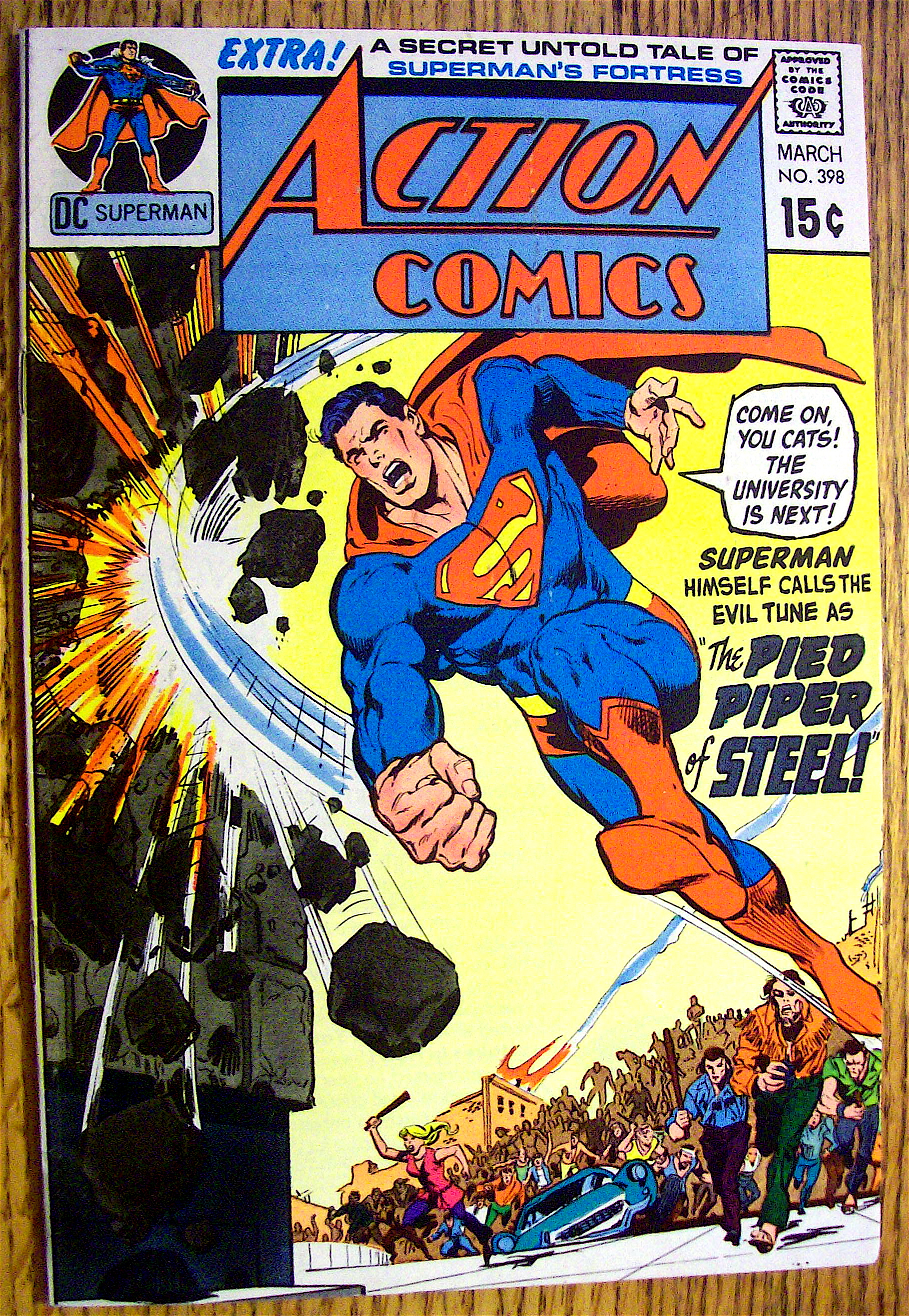 Action Comic #398 March 1971 The Pied Piper Of Steel