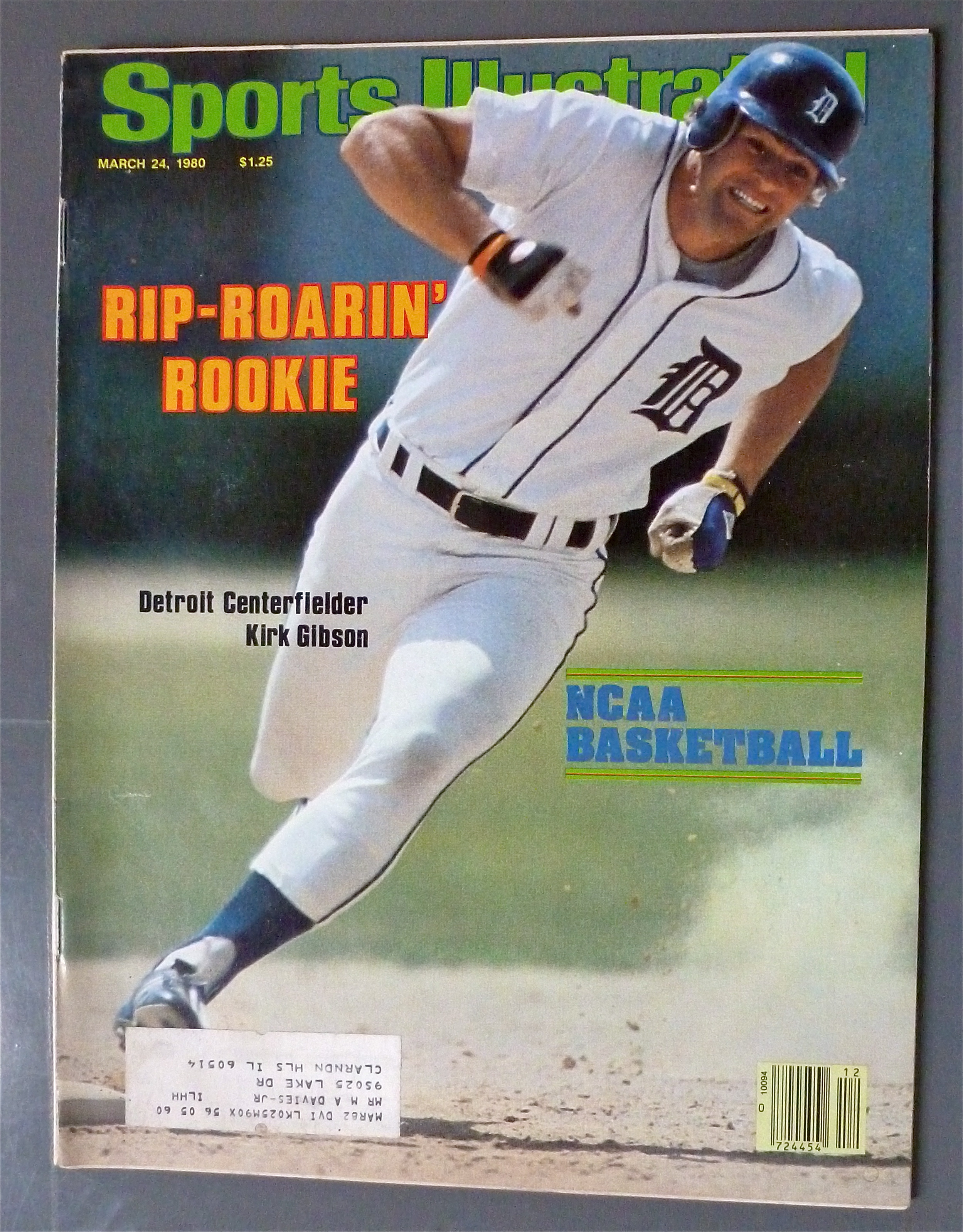 Sports Illustrated Magazine-March 24, 1980-Kirk Gibson