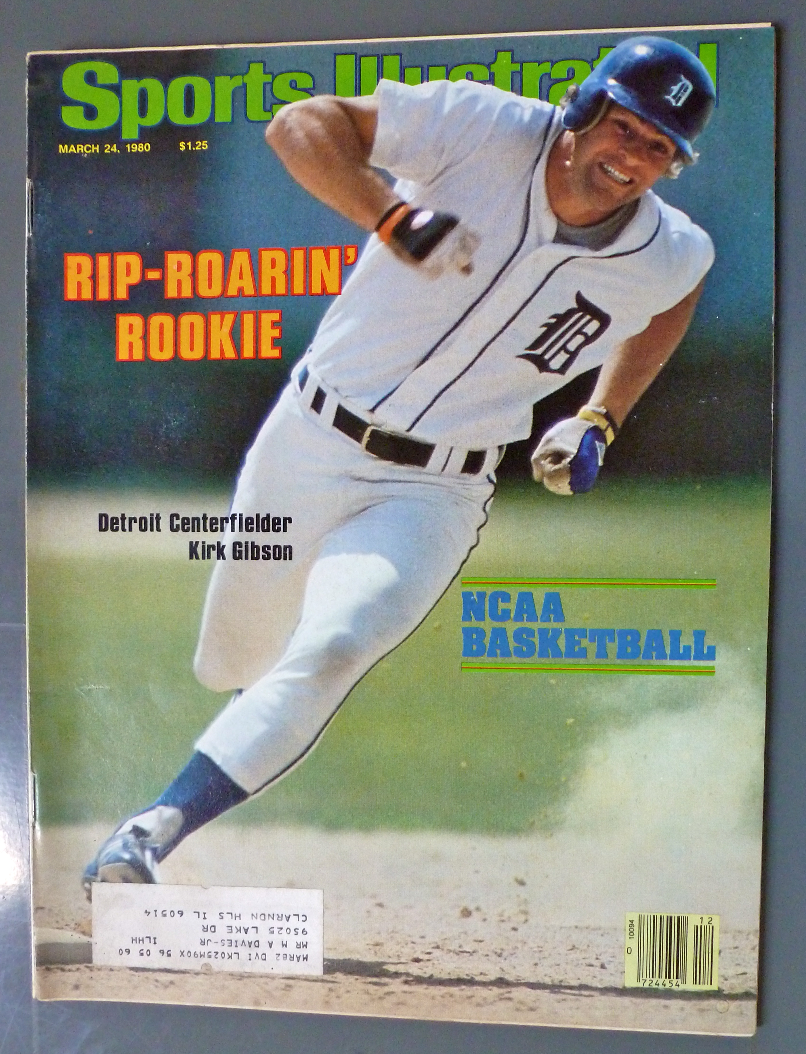 Sports Illustrated Magazine-March 24, 1980-Kirk Gibson