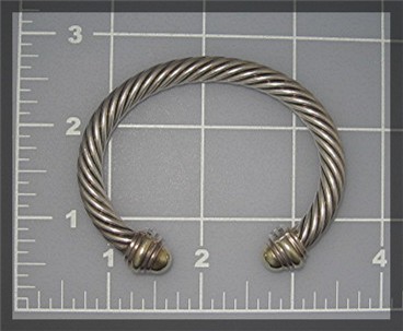 DAVID YURMAN 14K Sterling Silver Cuff Bali