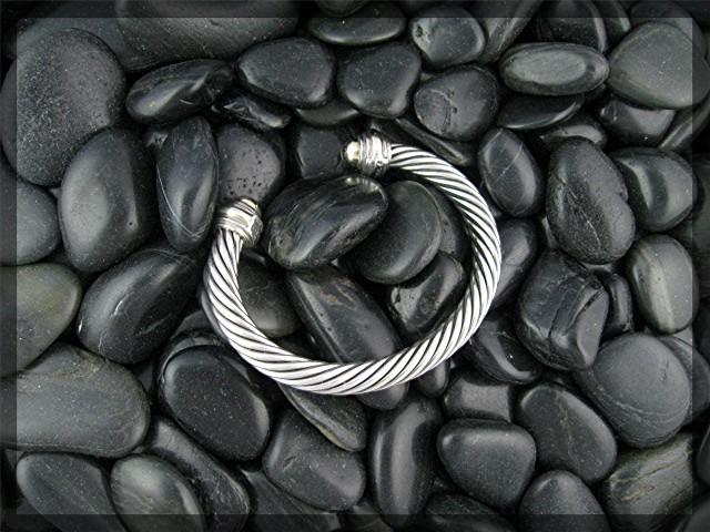 DAVID YURMAN 14K Sterling Silver Cuff Bali