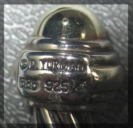 DAVID YURMAN 14K Sterling Silver Cuff Bali
