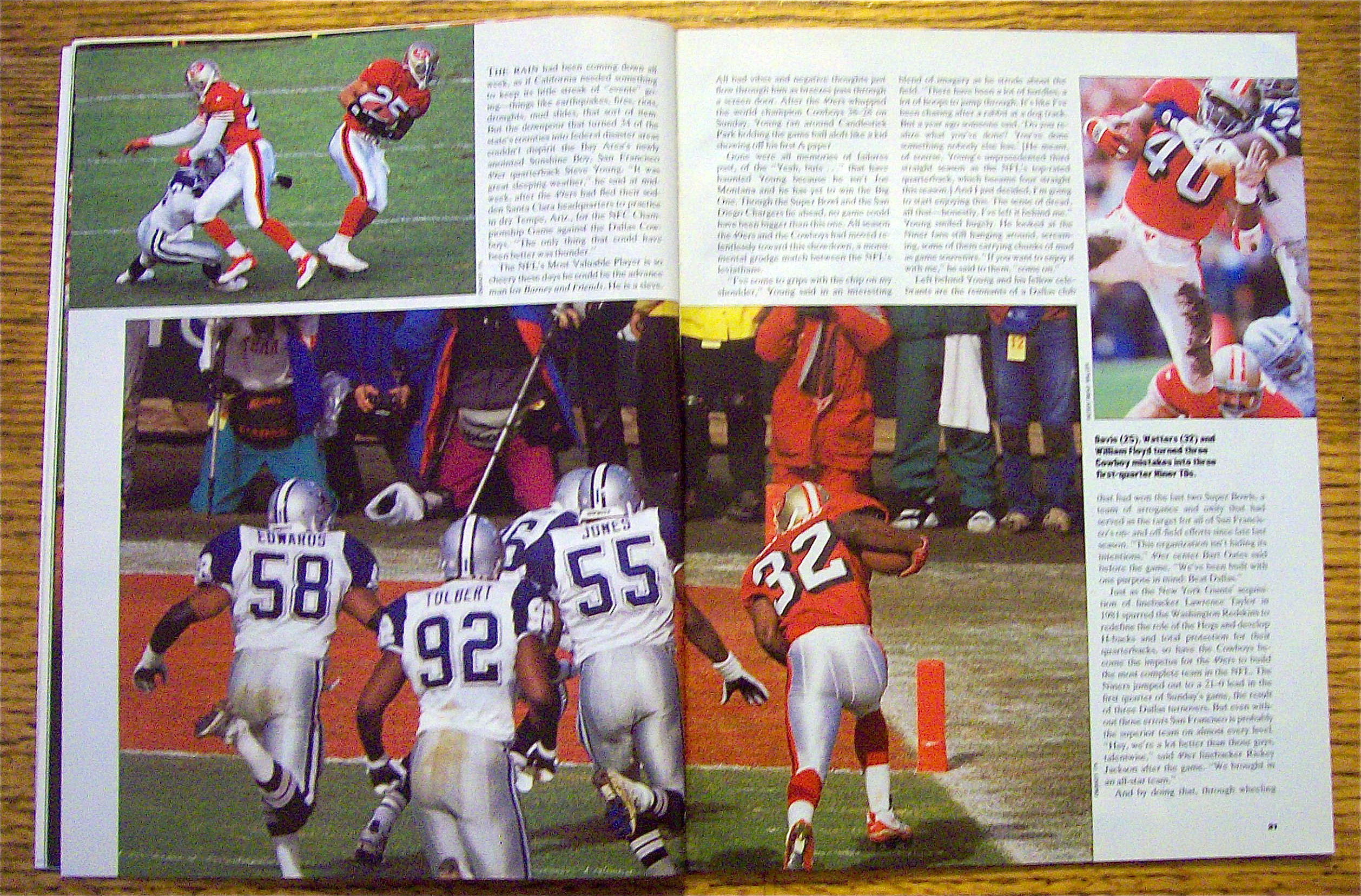 Sport Illustrated Magazine January 23, 1995 Steve Young