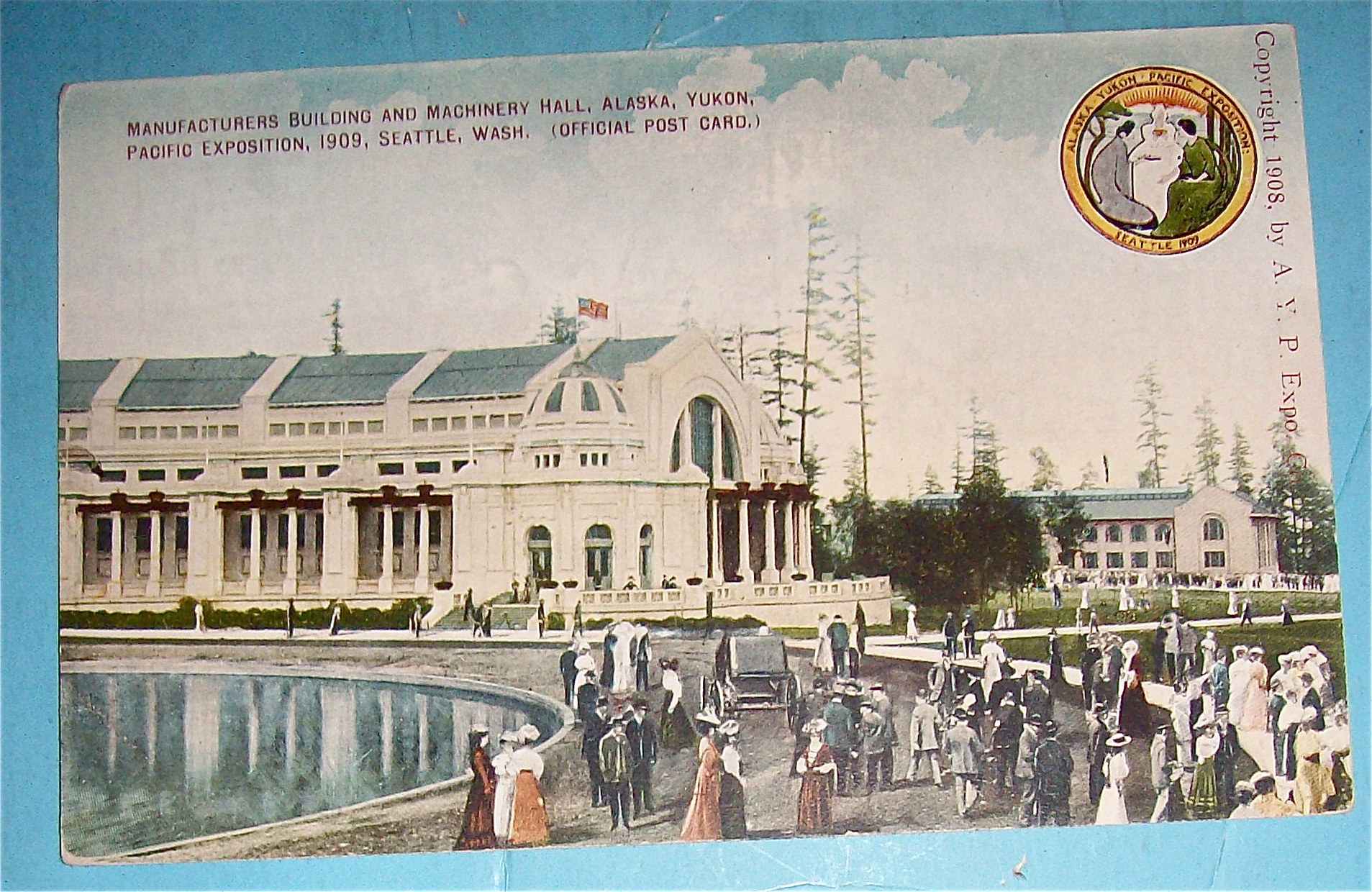 Manufacturers Building & Machinery Hall Postcard