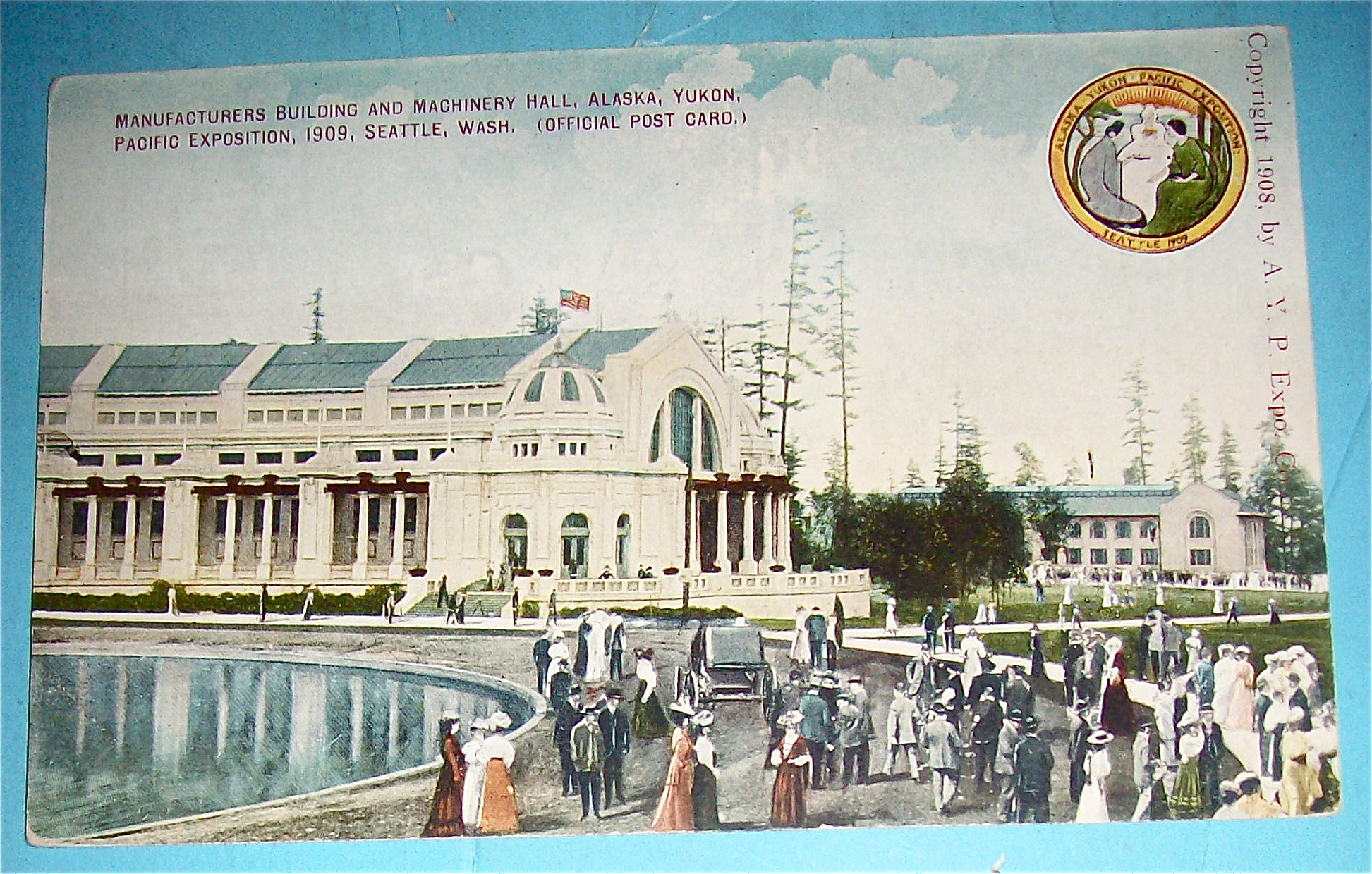 Manufacturers Building & Machinery Hall Postcard