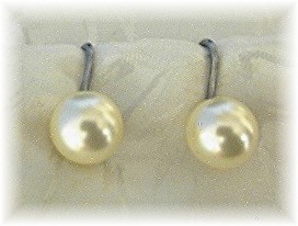 MARVELLA Pearl Screw Clip  Earrings