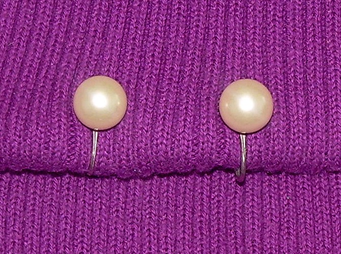 MARVELLA Pearl Screw Clip  Earrings