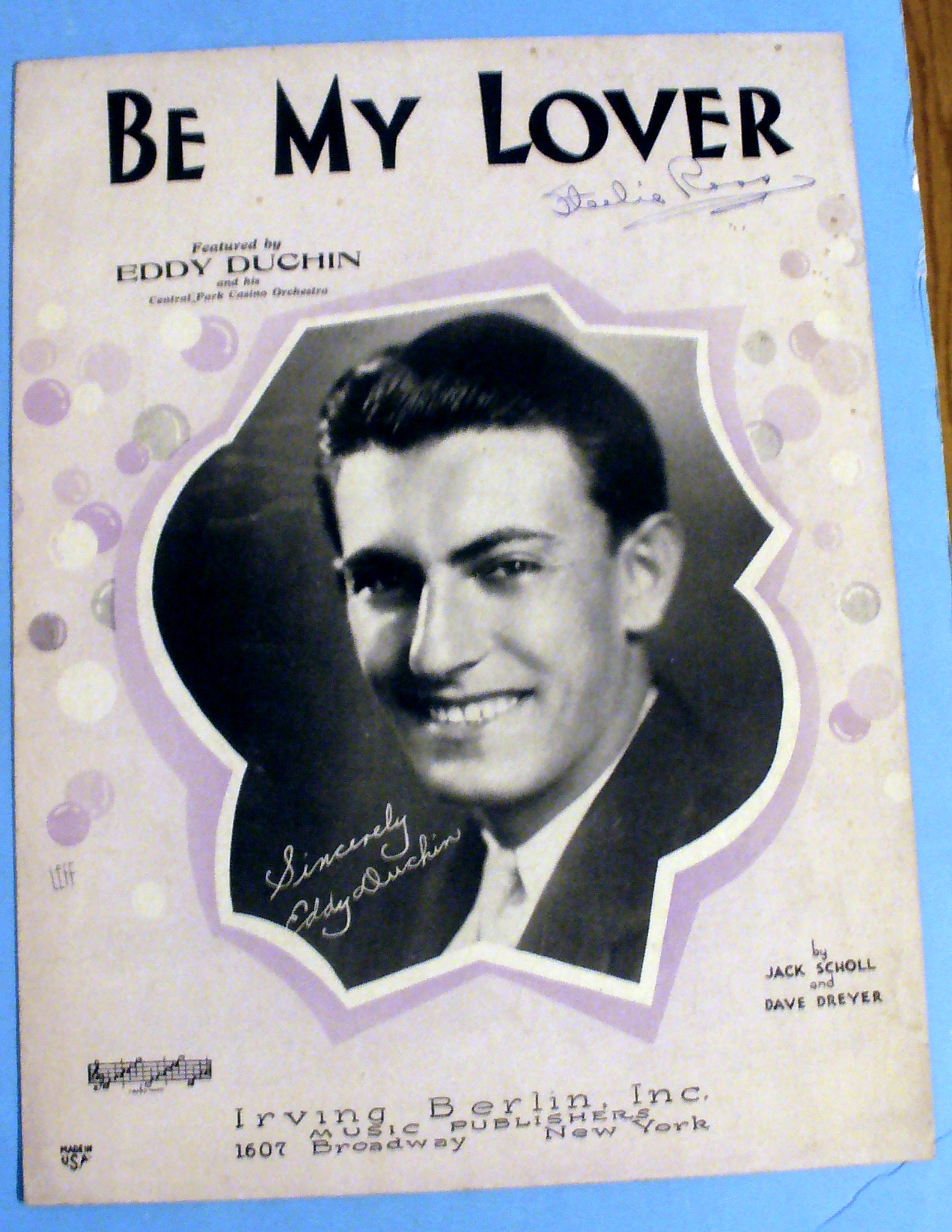 1932 Be My Lover Featuring Eddy Duchin