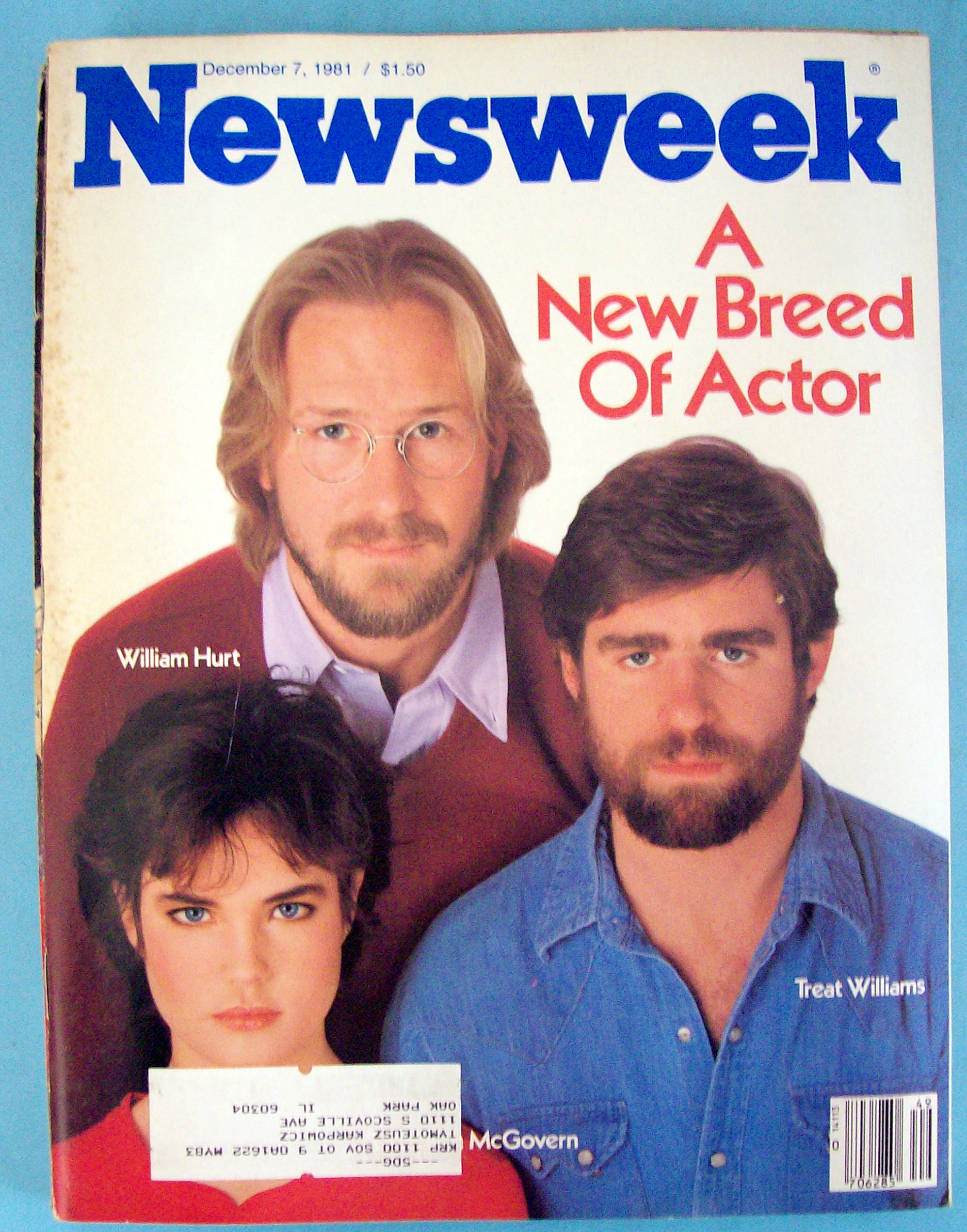 Newsweek Magazine -December 7, 1981- New Breed Of Actor