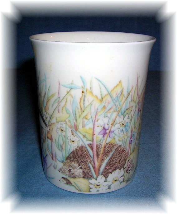 Fine Bone China Cup made in England Wood land Scene