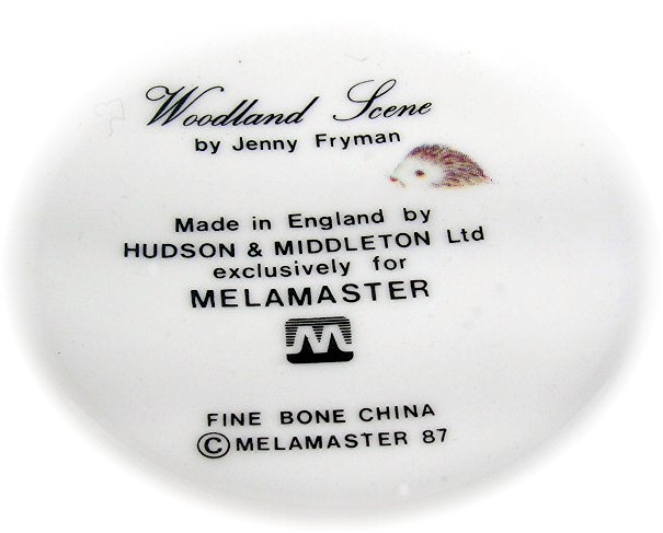 Fine Bone China Cup made in England Wood land Scene
