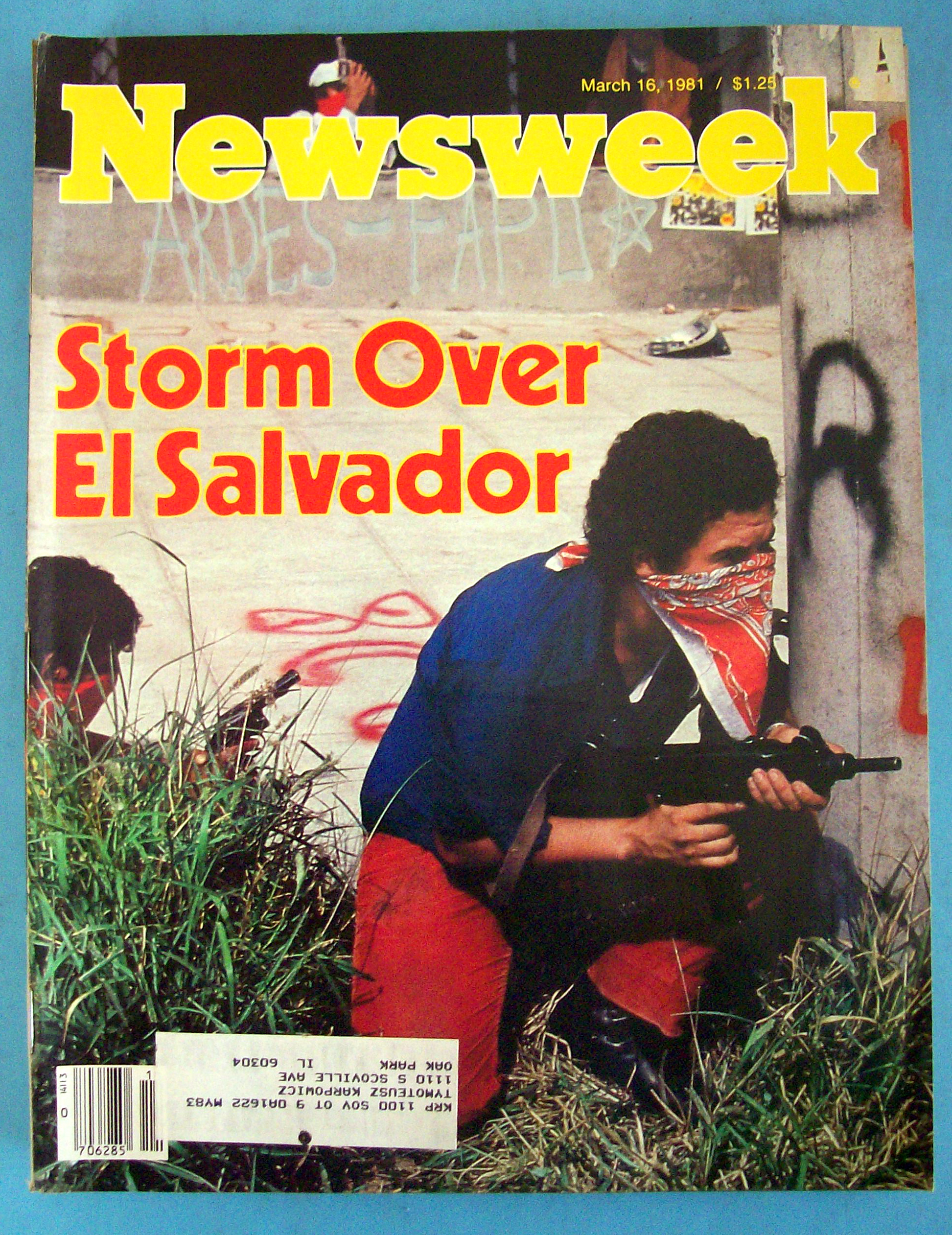 Newsweek Magazine - March 16, 1981 - El Salvador