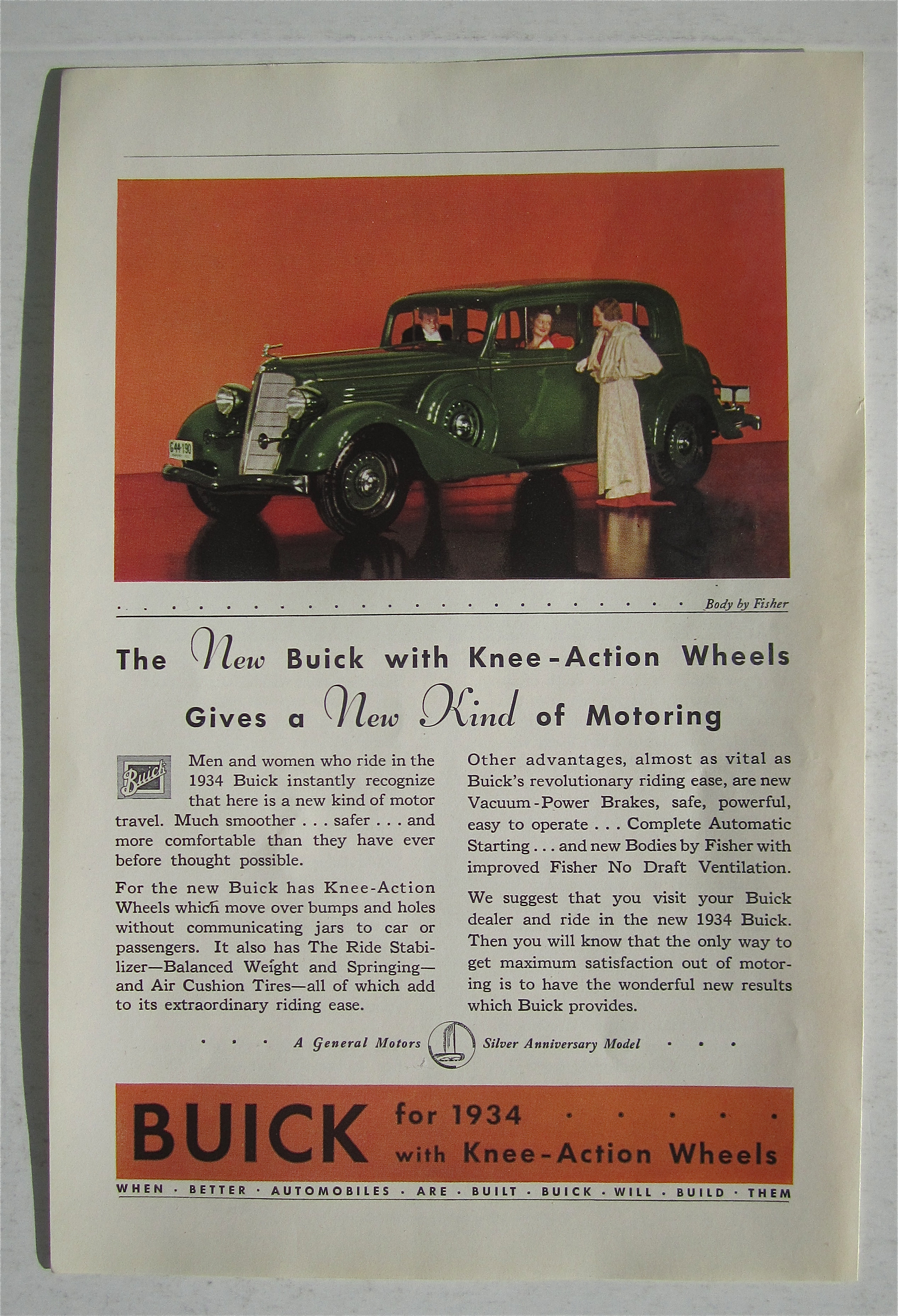 1934 Buick with Knee Action Wheels