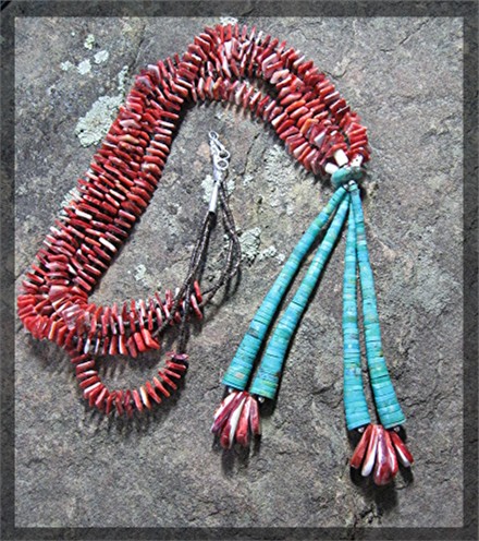 Navajo Turquoise Jacla Spiny Oyster Eunice Begay