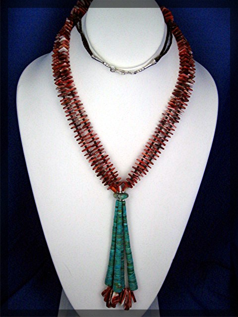 Navajo Turquoise Jacla Spiny Oyster Eunice Begay