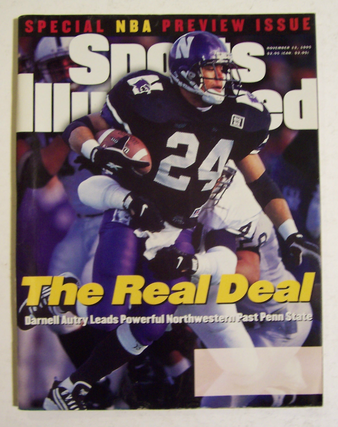 Sports Illustrated Magazine-Nov 13, 1995-Darnell Autry