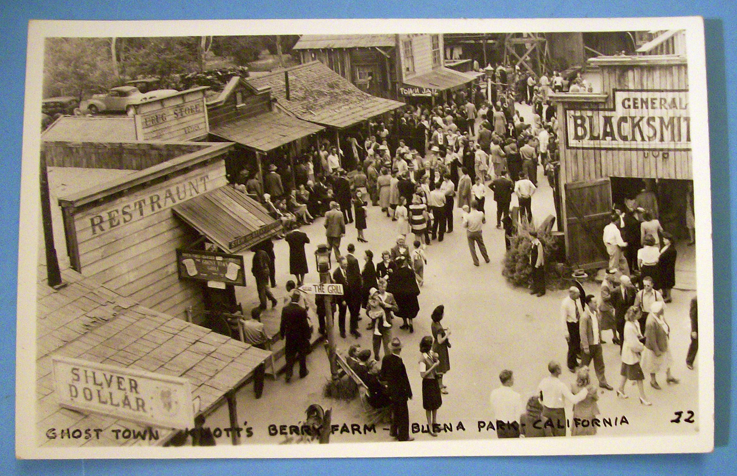 Postcard Of Ghost Town, Knott's Berry Farm, Calif.