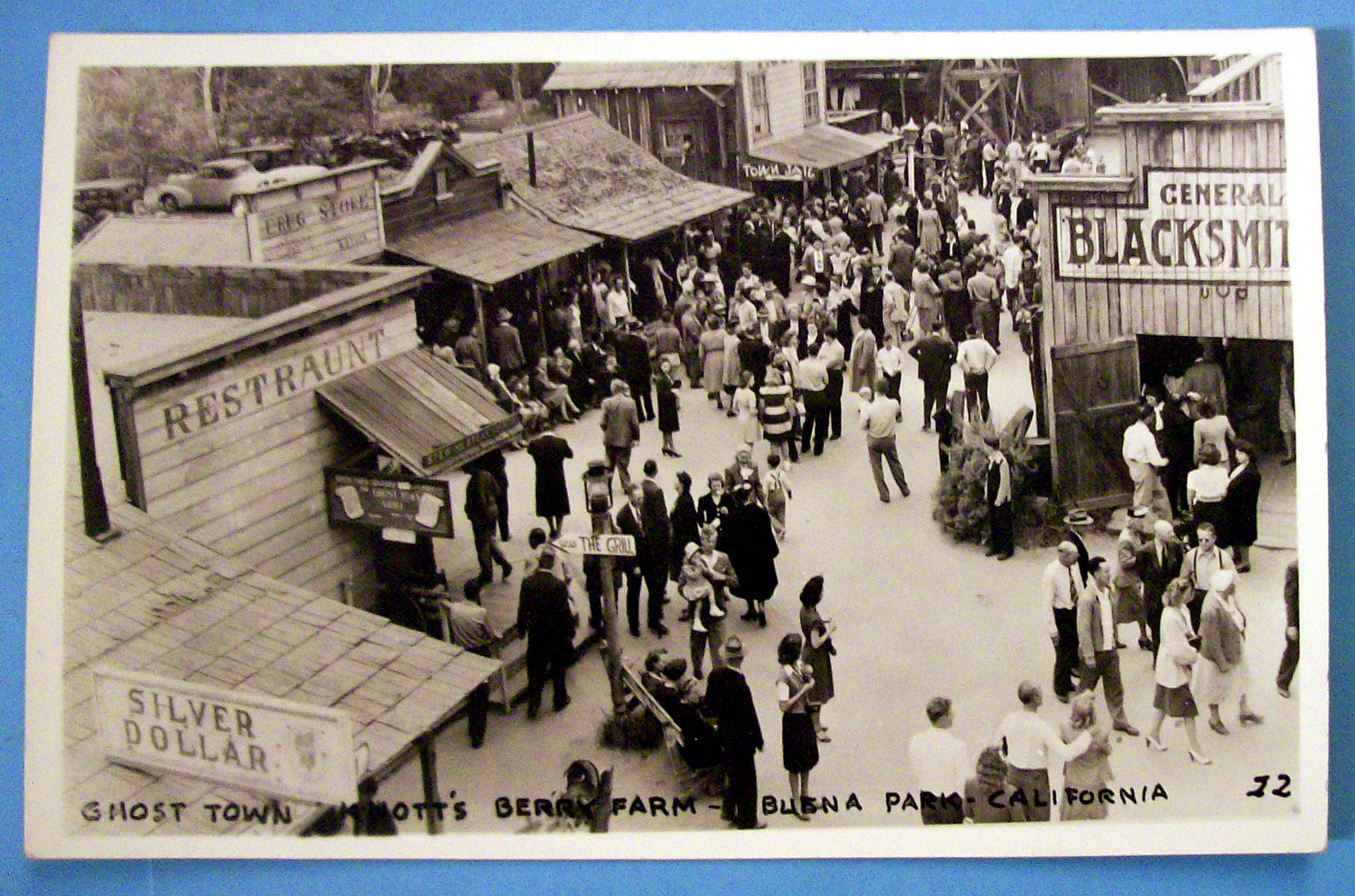 Postcard Of Ghost Town, Knott's Berry Farm, Calif.