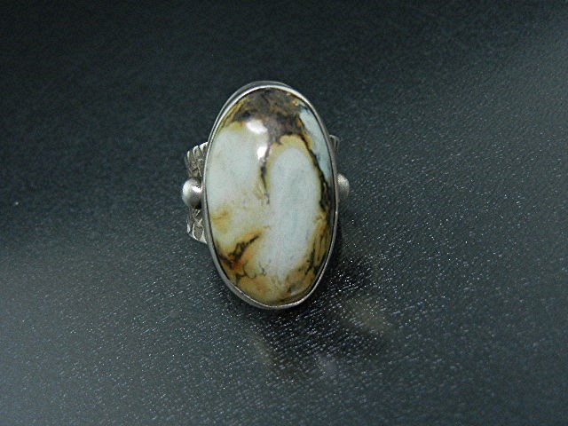 David Troutman Sterling Silver Turquoise Ring