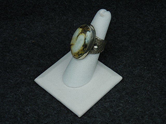 David Troutman Sterling Silver Turquoise Ring