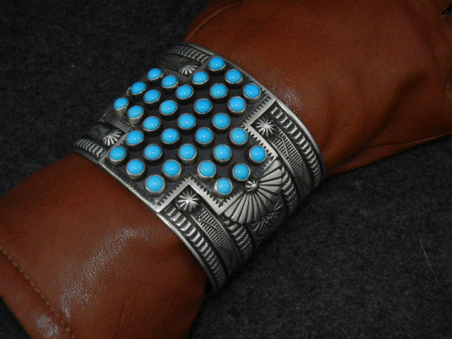 Sunshine Reeves Sterling Silver Turquoise Cuff