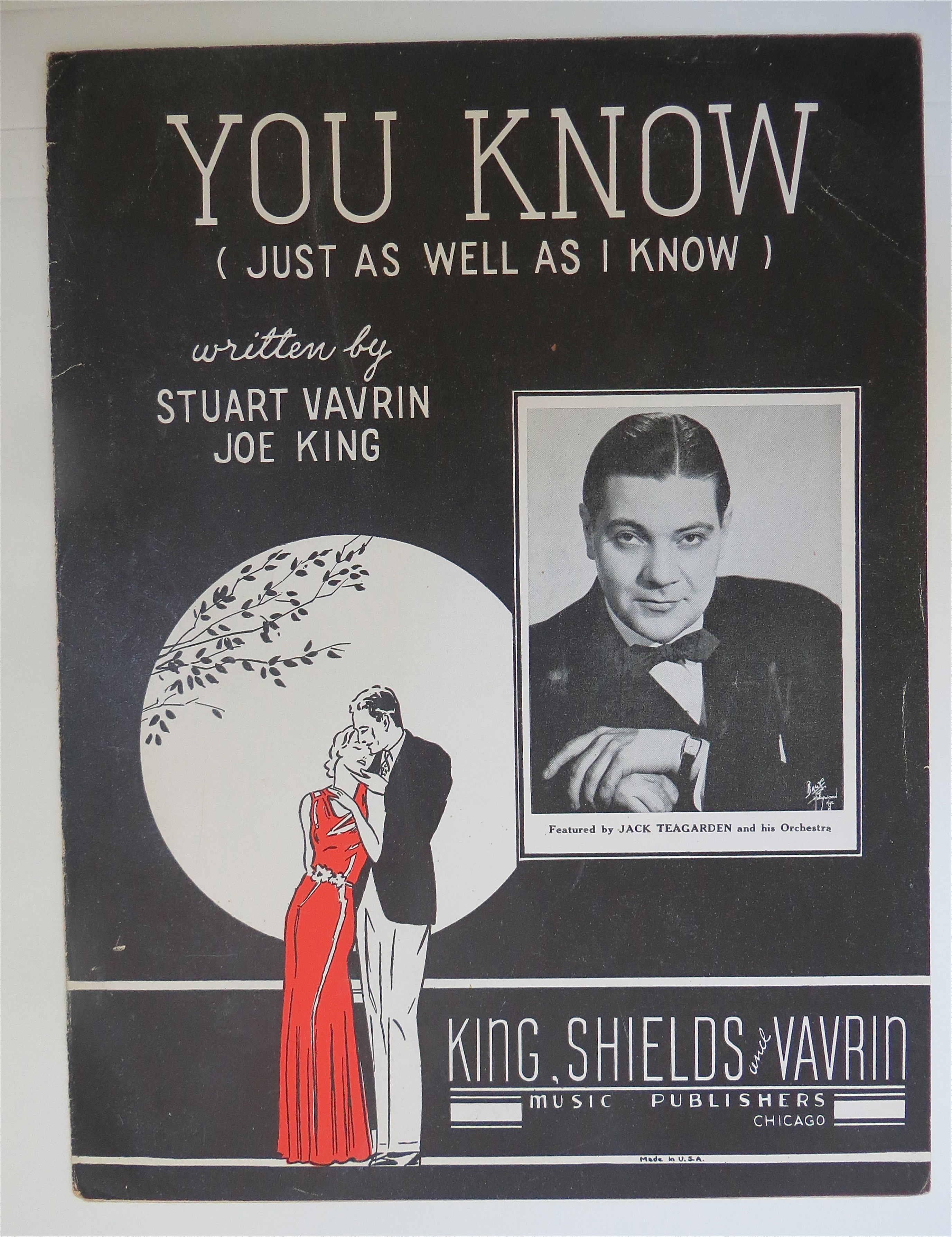 1940 You Know (Just As Well As I Know) By Vavrin & King