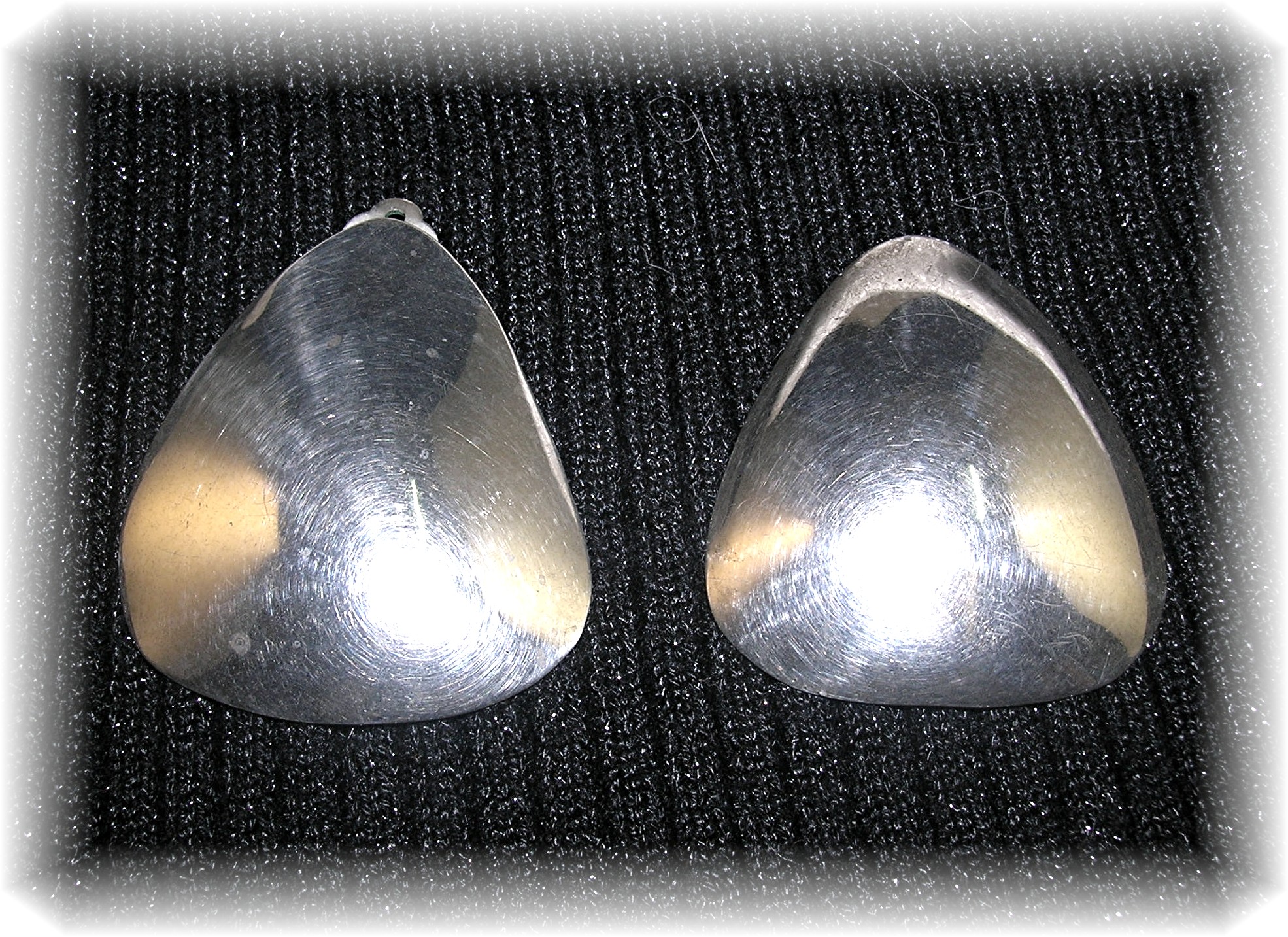 Mary Rita Padilla Sterling Silver Clip Earrings Navajo