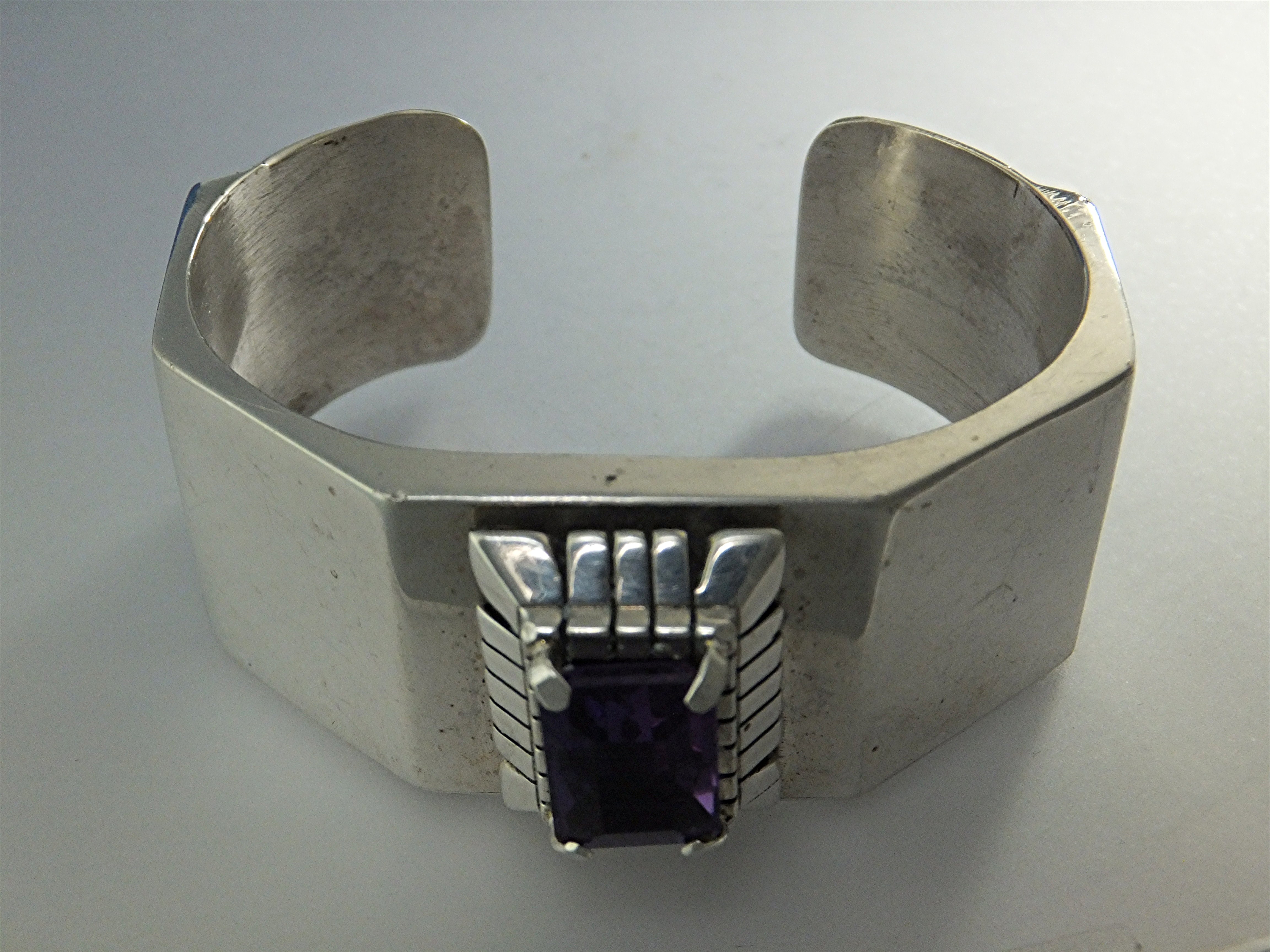 Native American Amethyst Sterling Silver CARL QUITANA