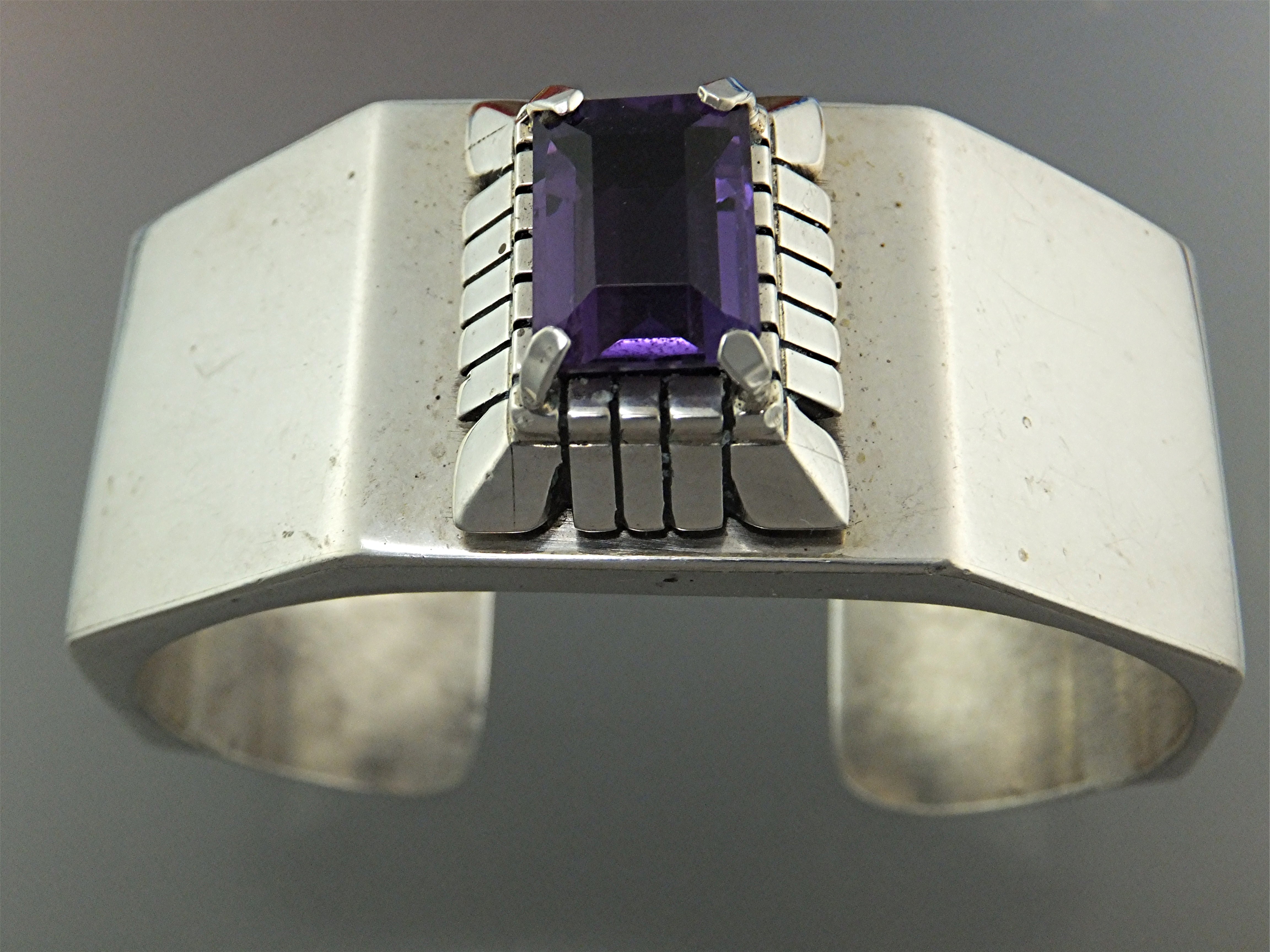 Native American Amethyst Sterling Silver CARL QUITANA