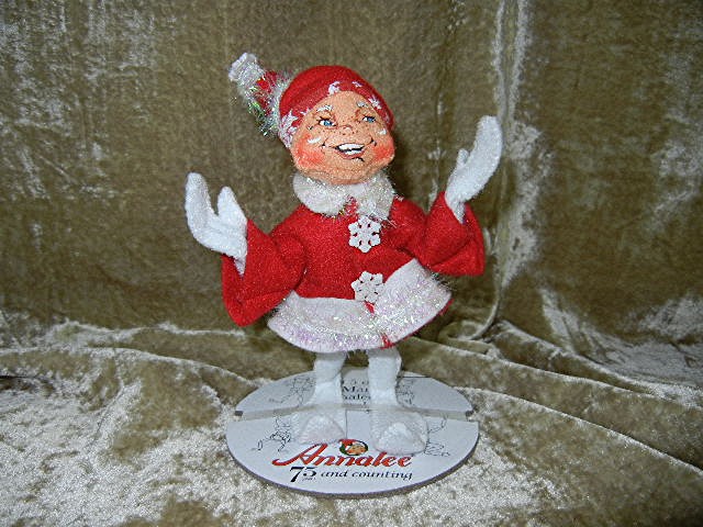 Christmas Annalee ELF with stand