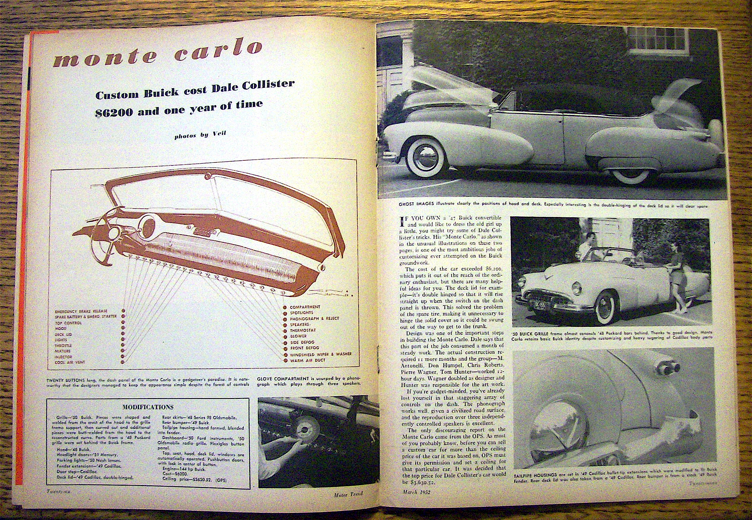 Motor Trend Magazine March 1952 Testing The '52 Stude