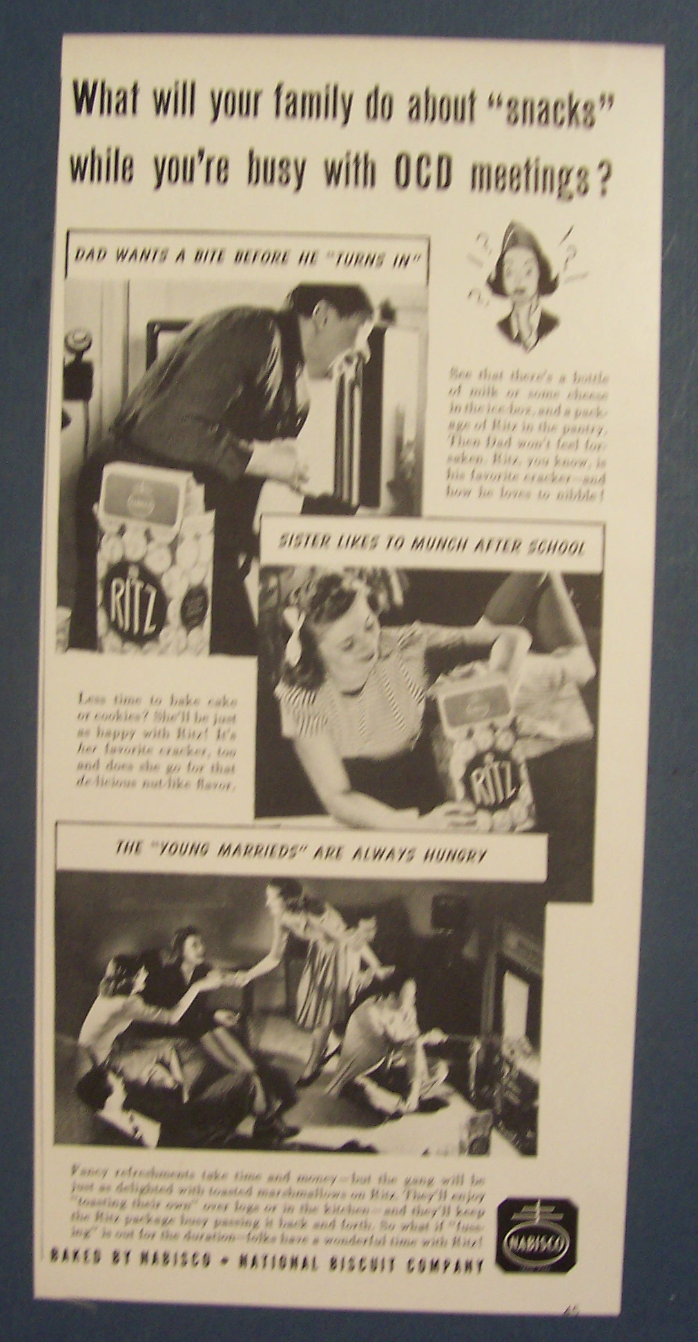 1942  Nabisco  Ritz  Crackers