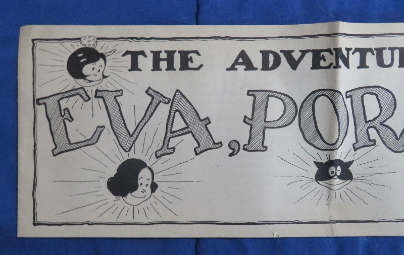 Original 1932 Adventures Of Eva, Pora & Ted Platinum Age Comic Book - Evaporated Milk Association