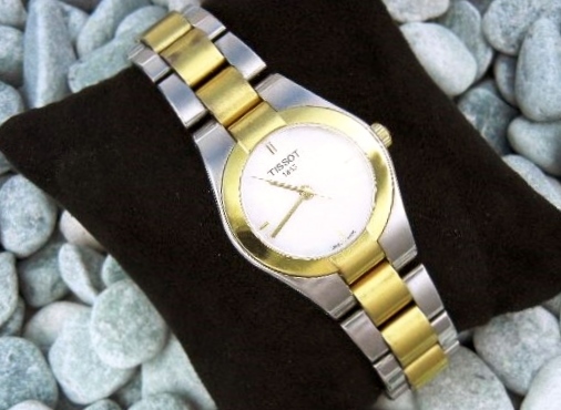 TISSOT 1853 Sapphire Crystal Stainless & Gold Wristwatc
