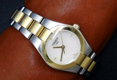 TISSOT 1853 Sapphire Crystal Stainless & Gold Wristwatc