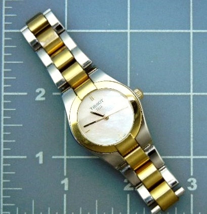 TISSOT 1853 Sapphire Crystal Stainless & Gold Wristwatc