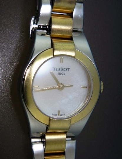 TISSOT 1853 Sapphire Crystal Stainless & Gold Wristwatc