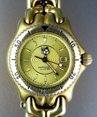 TAG HUER Ladies Gold Wristwatch