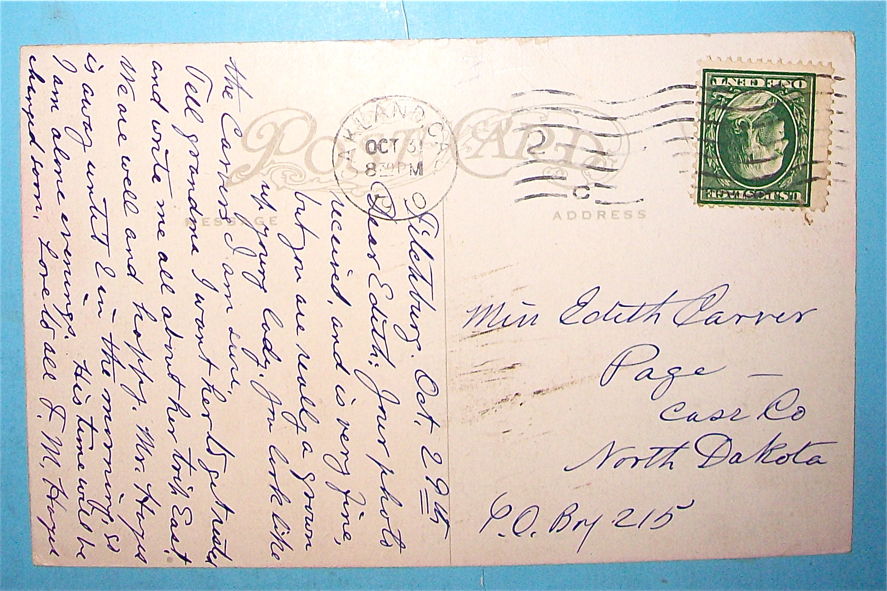 Mission Dolores Postcard (Panama Pacific Exposition)