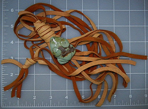 Native American Carved Turquoise Frog Stacey Turpen Lea