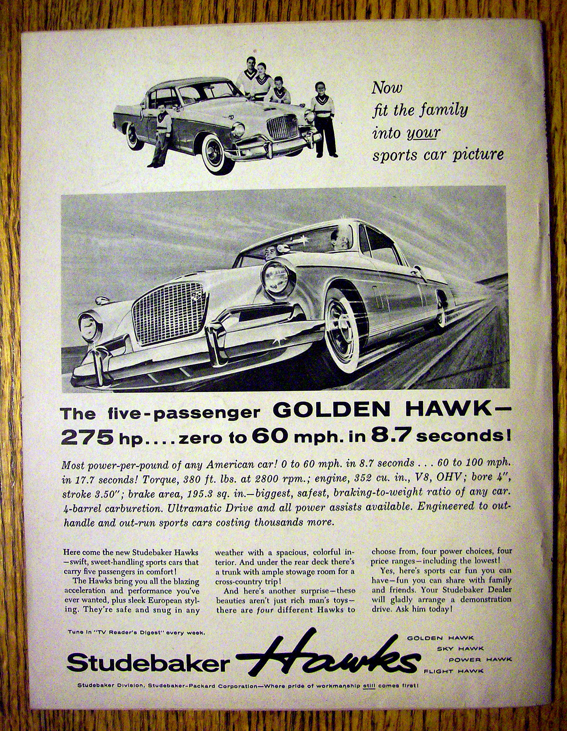 Motor Trend Magazine April 1956 Firebird II