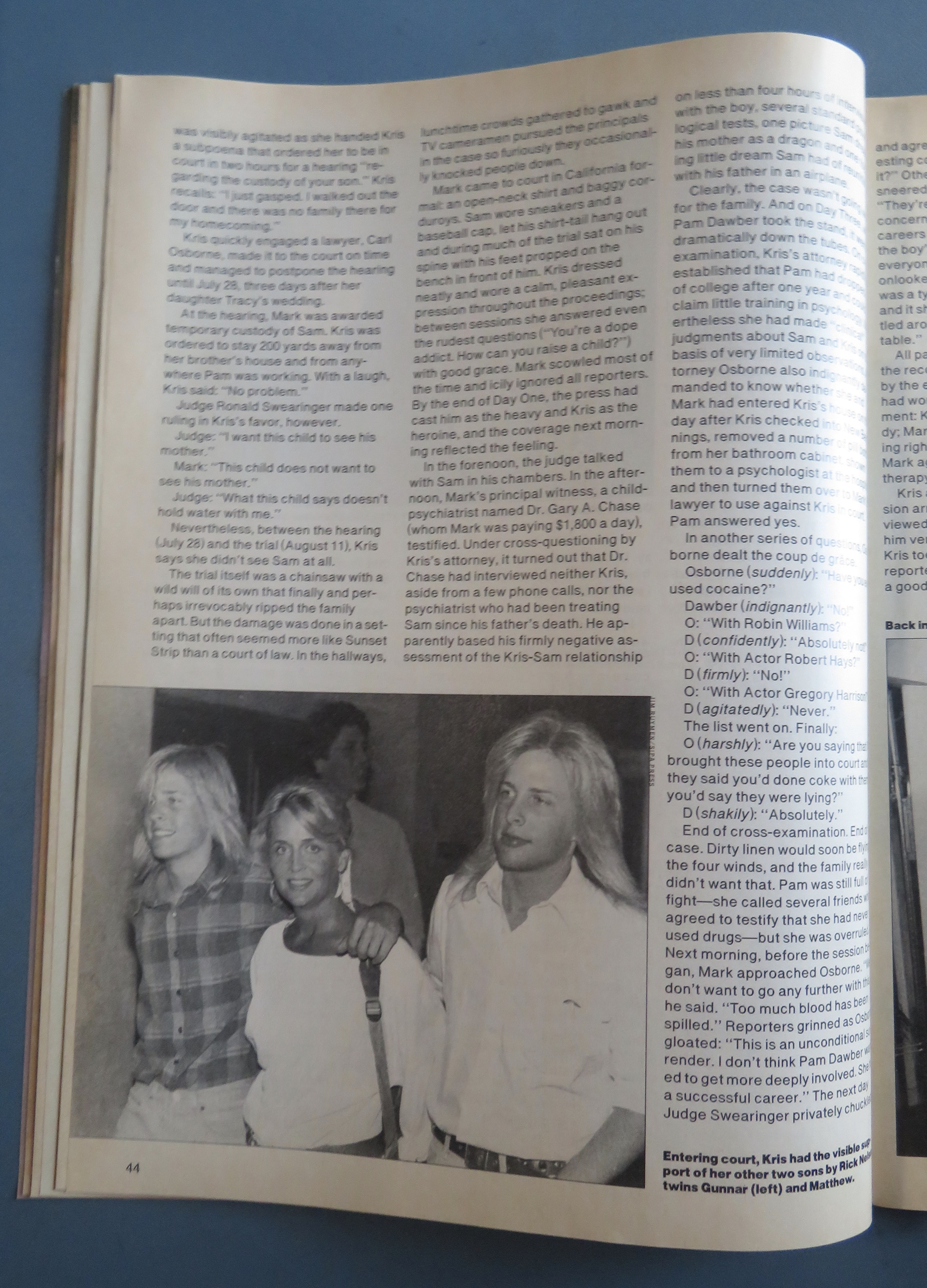 People Weekly Magazine September 7, 1987 Family At War