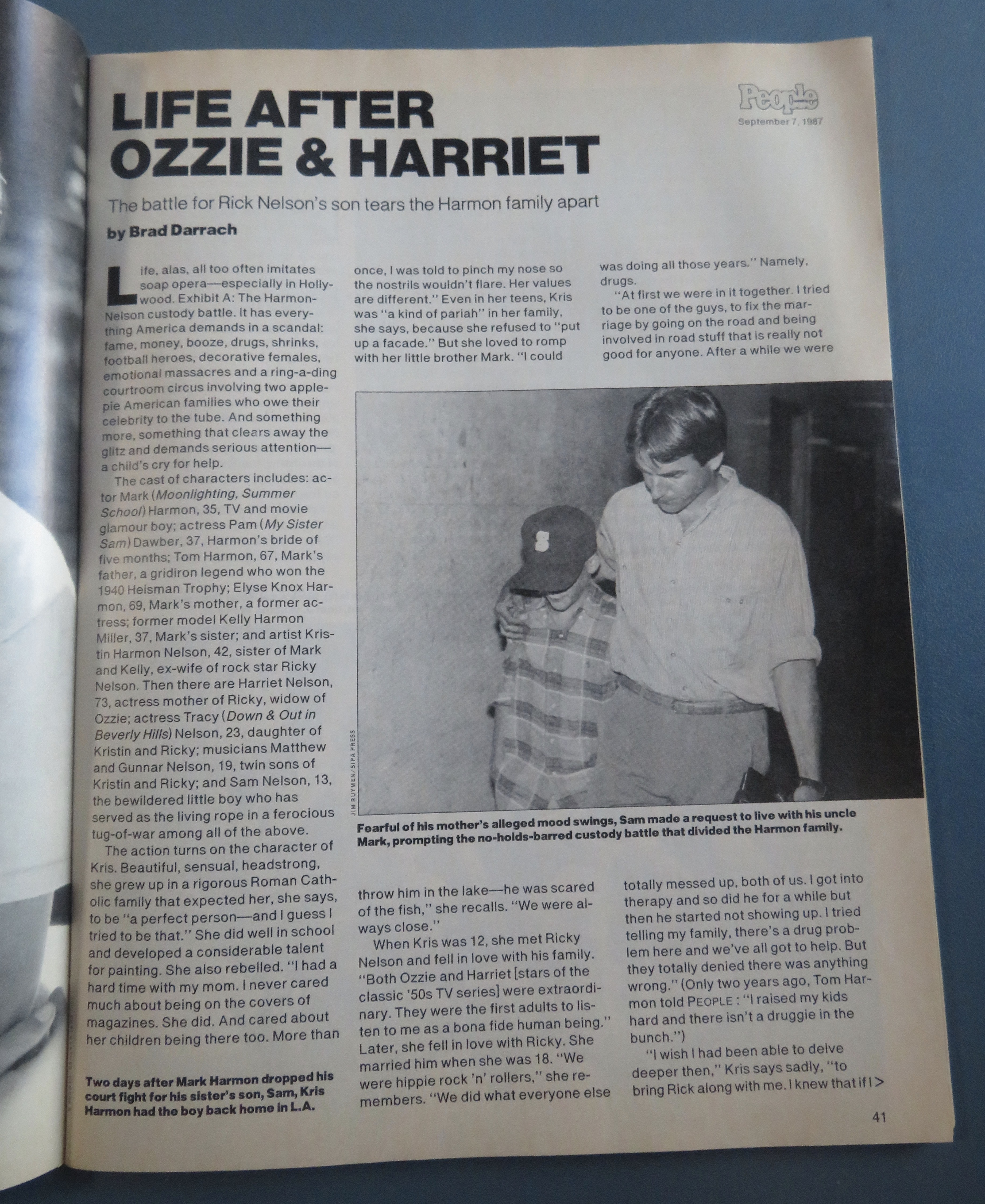 People Weekly Magazine September 7, 1987 Family At War