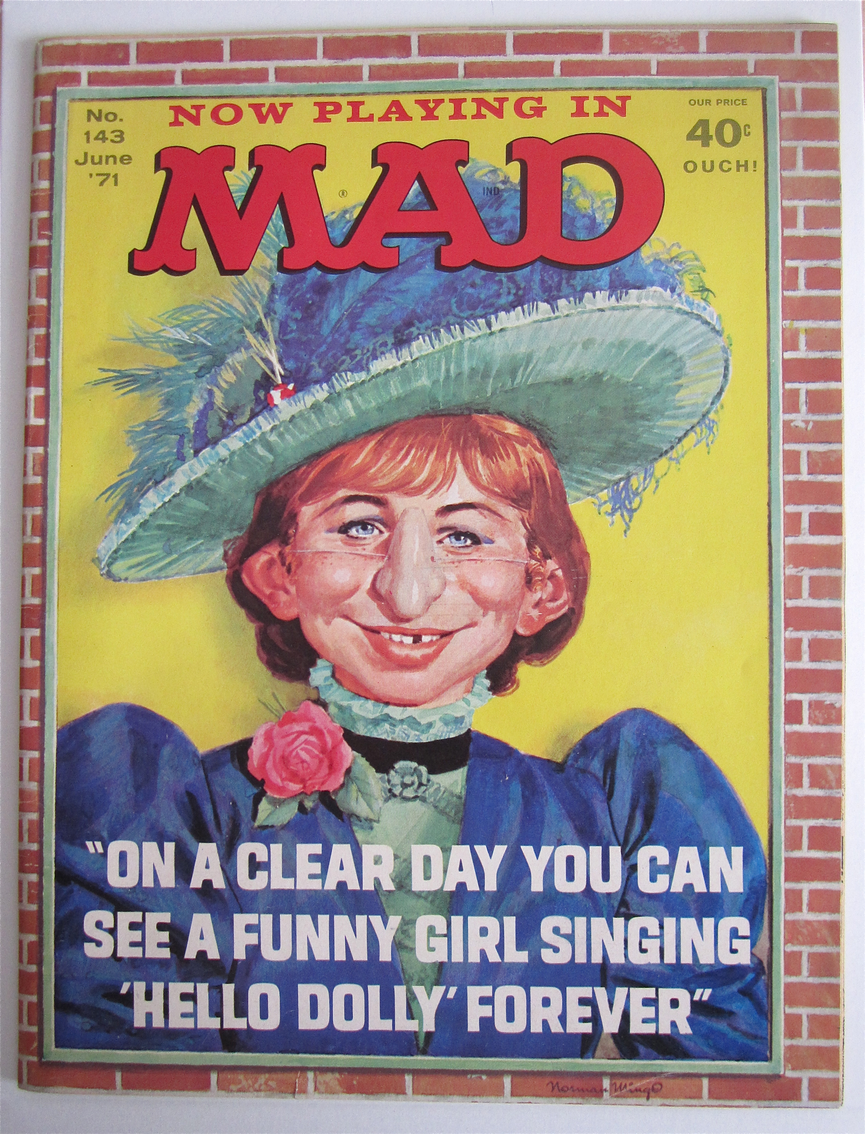 Mad Magazine #143 June 1971 Hello Dolly Forever