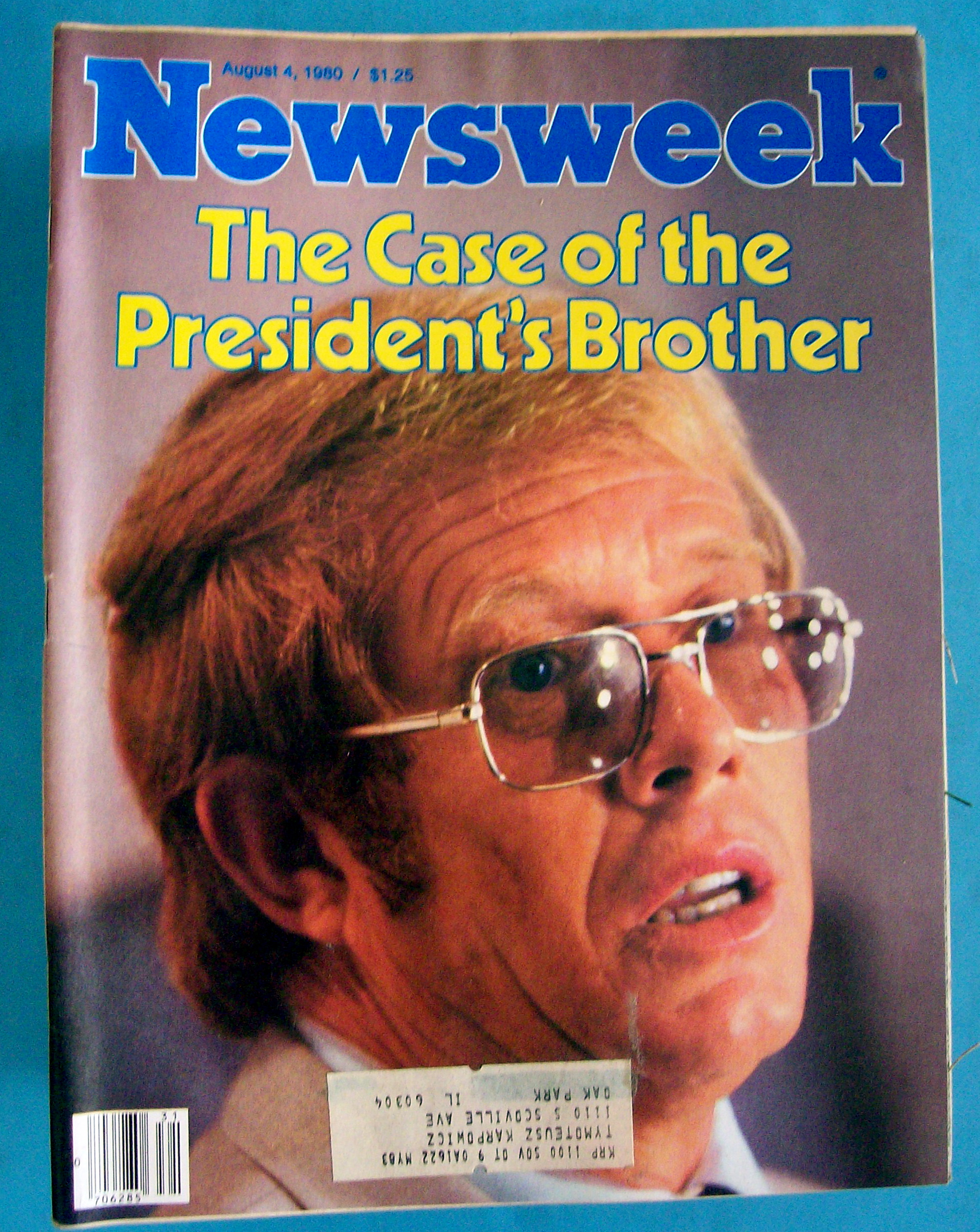 Newsweek Magazine - August 4, 1980 - Billy Carter