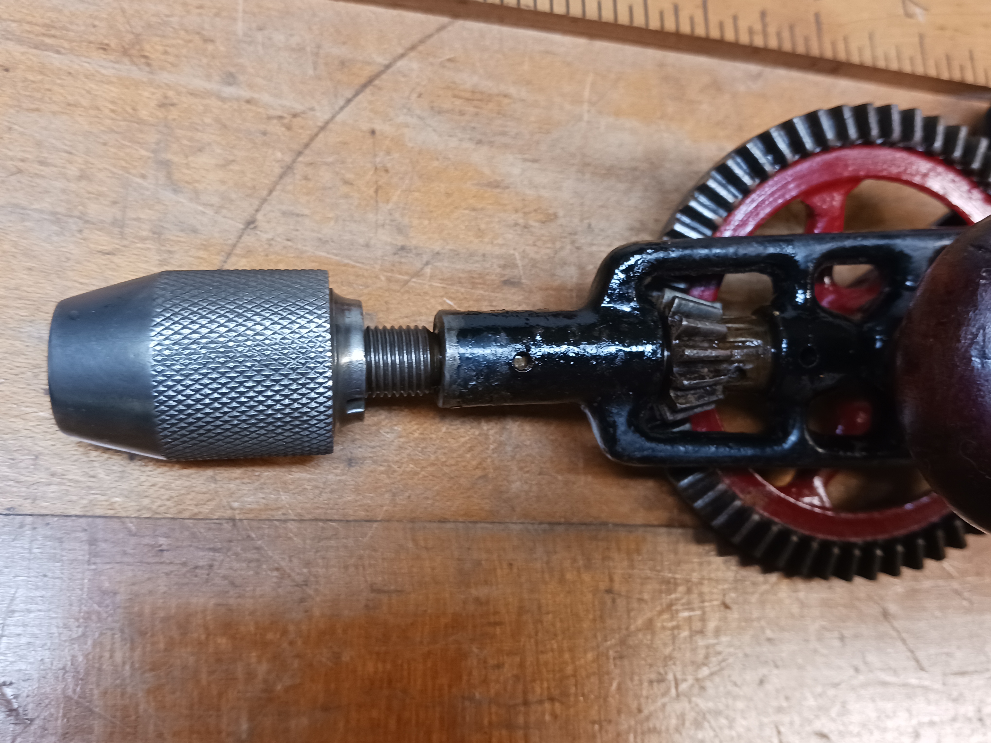 Millers Falls Early No. 1 Hand Drill Rosewood w/Drills