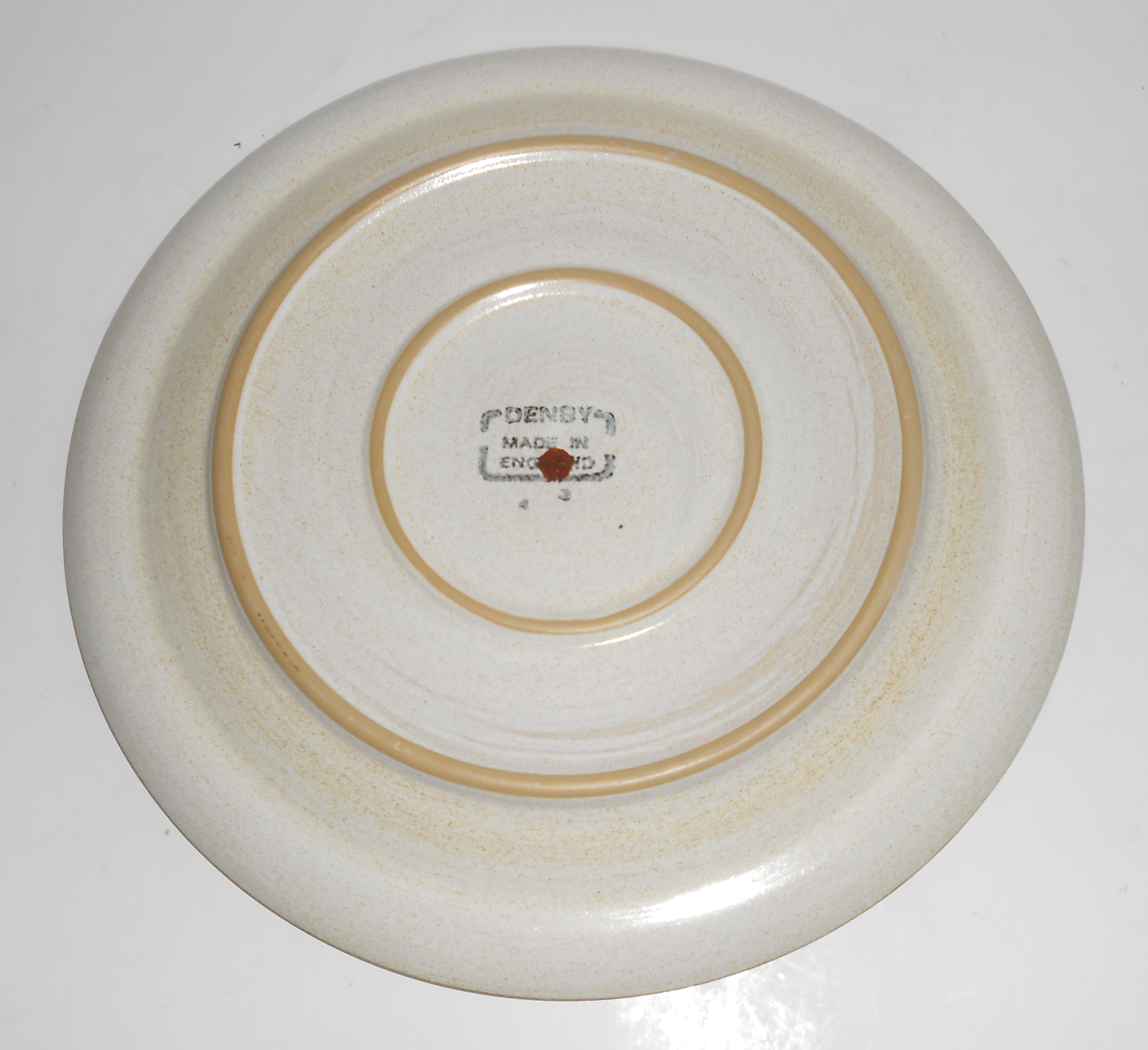 Denby Pottery Stoneware Potter's Wheel Rust Red Salad